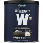 Biochem 100% Whey Isolate Protein - Natural 20 g protein 24.6 oz Pwdr