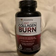 Multi Collagen Burn Pills for Weight Loss Hydrolyzed Collagen Peptides Exp 10/25