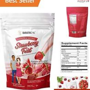 Delicious Strawberry Twist Calcium Citrate Soft Chews with Probiotics - 90 Chews