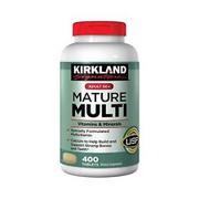 Kirkland Signature Adult 50+ Multi Vitamins & Minerals, 400 Tablets (2 Pack)