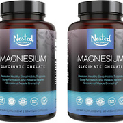 Magnesium Glycinate Chelate | Magnesium Supplement for Muscle Cramps, Relaxation