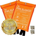 Supa Ant B0C9F3DMYX Fire Blanket 47" 2pk