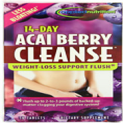 14-Day Acai Berry Cleanse and 14-Day Fat Burn Cleanse Value Pack, 112-Count