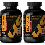 Fat burner healthy - ANTI GRAY HAIR - GREEN TEA COMBO - zinc pills immune boost
