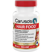 Caruso's - Hair Food 60 Tablets Supports Hair Growth & Strong Nails