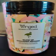 Winged Women's Wellness Glow Up Collagen + Adaptogen Powder - NEW 9.52 oz oz
