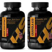 Metabolism - GRAPE SEED EXTRACT – GRAVIOLA COMBO 2Bot - graviola powder