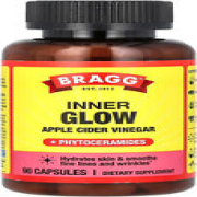 Bragg Inner Glow Apple Cider Vinegar and Phytoceramide Capsules 750mg Acetic