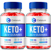 (2 Pack) Celsium Keto ACV Gummies, Keto ACV for Weight Loss Gummy (120 Gummies)