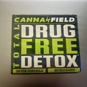 Canna Field Total Drug Free Daily Detox Formula Body Cleanse 60 Count Gummies