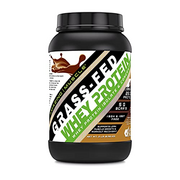 Amazing Muscle Grass FED Whey Protein 2 Lbs (Non-GMO, Gluten Free) -Made with Natural Sweetener and Flavor - rBGH & RBST Free -Supports Energy Production & Muscle Growth* (Chocolate)