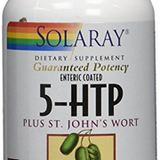 SOLARAY 5-HTP Plus St John's Wort - 30 Enteric-Coated Capsules - 100 mg - 30 Servings