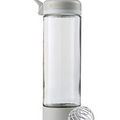 BlenderBottle Mantra Glass Shaker Bottle for Protein Mixes, 20-Ounce, Pebble Grey