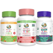 MaryRuth's Kids Probiotics, Kids Fiber Gummies, and Kids Immunity Gummies, 3-Pack Bundle for Digestive Health, Gut Health & Digestion Support, and Immune Support, Vegan, Non-GMO, Gluten Free