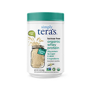 tera's Simply Organic Lactose Free whey Protein Powder Bourbon Vanilla Flavor