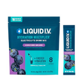 Liquid I.V.® Hydration Multiplier® - Concord Grape - Hydration Powder Packets | Electrolyte Powder Drink Mix | Convenient Single-Serving Sticks | Non-GMO | 12 Pack (192 Servings)