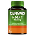 CENOVIS - Mega C 1000mg Vitamin Ascorbic Acid 60 Orange Flavour Chewable Tablets