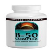 Source Naturals, Inc. Vitamin B-50 Complex Yeast Free 50mg 50 Tablet