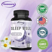 Sleep Well - L-Theanine,5-HTP- Fall Asleep Quickly, Maintain Sleep Quality,Relax