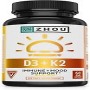 Zhou Nutrition D3 + K2 60 Caps