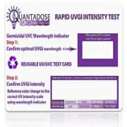 2nd Gen ® Reusable UVC Light Test Card with UV Intensity Strip Sensitive to U...