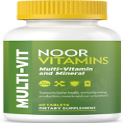 Noor Vitamins Halal Vitamins, Daily Multivitamin, Halal Vitamin for Women and Me