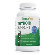 Premium Thyroid Support Supplement (Non-GMO) 120 caps for with Ashwaganda,