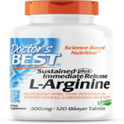 Sustained plus Immediate Release L-Arginine, Non-Gmo, Vegan, Gluten & Soy Free,