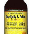 YS Eco Bee Farms Fresh Royal Jelly + Bee Pollen, Honey Mix - 40,000 mg 23.0 oz.
