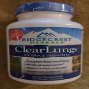 Ridgecrest Herbals  ClearLungs Extra Strength 120 Vegan Caps exp 07/2025
