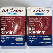 Lot Of 2~Lipo-Flavonoid Plus Ear Health Supplement exp 2025