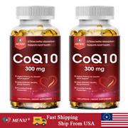 300mg Coenzyme Q-10 Heart Health Support,Increase Energy & Stamina 2 x 120 Caps