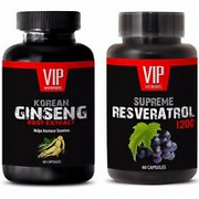 Antioxidant boost - KOREAN GINSENG – RESVERATROL COMBO - resveratrol coq10