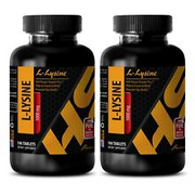amino acids - L-LYSINE 1000mg - hair loss - 2 Bottles