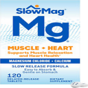 Slowmag Muscle + Heart Magnesium Chloride with Calcium Supplement to Support Mus