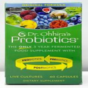 Dr. Ohhira's Probiotic Formula Prebiotics Postbiotic Live Cultures 60 Caps 10/25