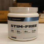 Transparent Labs STIM-FREE Non Caffeinated Pre-Workout Supplement Exp 4/2025 NEW