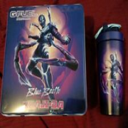 G FUEL DC Comics Blue Beetle Metal Collector's Box + Shaker GFUEL KHAJI-DA