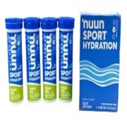 Nuun Sport Hydration Lemon Lime Flavor 10/2024 - 4 Tubes With 10 Counts Per Tube