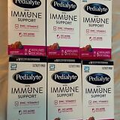 Pedialyte w/Immune Support 6 PK Exp 6/2024 Electrolyte Powder Berry 6ct each