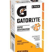 Gaterade Orange ElectrolyteComplex,ReducedSugar HydrationMix,Gatorlyte, 6Ct