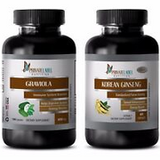Energy formula - GRAVIOLA- KOREAN GINSENG COMBO- ginseng root powder organic