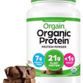Orgain USDA Organic Plant Protein Powder, 2.74 lbs Creamy Chocolate Fudge