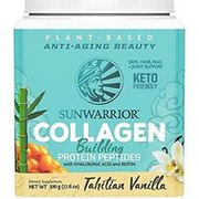 Sunwarrior Collagen Protein Powder with Biotin - Vanilla Flavor, 17.6 oz
