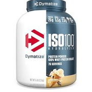 Dymatize ISO100 Hydrolyzed Whey Isolate Protein Powder Gourmet Vanilla 5 Lb USA