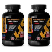 body detox - COLON CLEANSER - digestive support - 2 Bottles 180 Caps