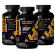detox body cleanse - COLON CLEANSER - body detox cleansers - 3 Bot 270 Capsules