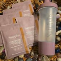 Nutriplus Meal Replacement Shaker Drink Bottle Cup and 5 Chocolate Shake Samples