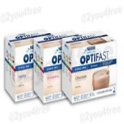 OPTIFAST 800 SHAKE MIX | CHOCOLATE VANILLA or STRAWBERRY | 6 BOXES = 42 SERVINGS