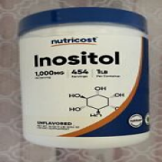 Nutricost Inositol Powder 1LB Non-GMO Unflavored Exp 10/26